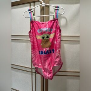 Girls Grogu swimsuit